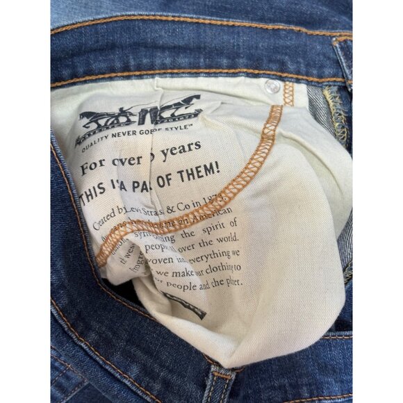 Levis 505 Jeans Men 34X30 Straight Leg Blue Denim Stretch Regular Fit READ!! - Picture 10 of 10